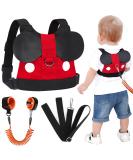 Accmor Toddler Leash Harness, Child Harness Baby Leash + Anti-Lost Wrist Link, Cute Kids Harness with Walking Assistant Strap Belt Tether for 1-5 Years Boys and Girls to Zoo or Mall Boys' style - Buy Online on SooperMarket.com