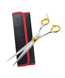 Sharf Gold Touch Pet Scissors - 8.5 Straight Shears for Dog & Pet Grooming - 440c Japanese Stainless Steel - Buy Online on SooperMarket.com