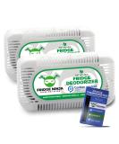 Natural odor neutralizer for the refrigerator - double pack refrigerator smell smell with activated carbon from against stench and smell moisture reusable refrigerator deodorant white 1 piece (2 pack) white - Buy Online on SooperMarket.com