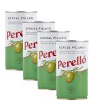 Perello Gordal Picante Green Olives 4 x 350 grams Gross (150grams Net) Imported from Spain. Securely boxed. - Buy Online on SooperMarket.com