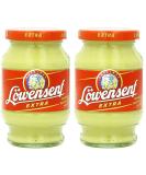 Lowensenf Extra Hot Mustard in Jar - 9.3 Ounce (Set of 2) - Buy Online on SooperMarket.com