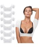 6-Piece Breathable Forearm Welding Vest & Sweat Pads for Women | Weld-Resistant Protection Washable Armpit Pads - Medium White - Buy Online on SooperMarket.com