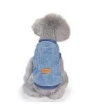 YAODHAOD Dog Sweater - Plush Thick Warm Winter Coat for Dogs & Cats - Soft Blue L - Buy Online on SooperMarket.com