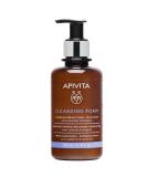 APIVITA Creamy Cleansing Foam with Lavender Olive & Propolis 6.76 fl.oz. | Natural Foam Cleanser for Face & Eyes to Remove Make-up and Impurities | Hydrating Moisturizing & Nourishing Creamy Foam - Buy Online on SooperMarket.com