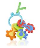Nuby Ring O' Keys Teether - Soothing and Safe Teething Toy for Babies - Buy Online on SooperMarket.com