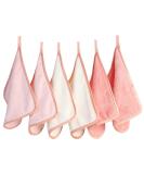 Phogary Microfiber Makeup Towels - 6 Pack Washable Facial Cleaning Cloths (20x20cm Pink) | Gentle Makeup Remover - Buy Online on SooperMarket.com