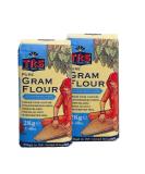 TRS Gram Flour | 2KG | Chickpea Flour | Besan | Gram Flour | Bengal Gram | High Fibre | Indian Origin (Pack of 2) - Buy Online on SooperMarket.com
