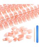 360 Pieces French False Nails Artificial Fingernails Pink White French Fake Nail Tips Kit 12 Sizes Full Cover with Nail Files and Stick for Salon DIY Decoration - Buy Online on SooperMarket.com