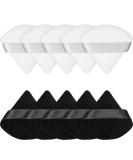 10-Piece Triangle Soft Powder Puff Set for Makeup - Body & Mineral Powder Tool - Buy Online on SooperMarket.com