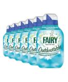 Fairy Outdoorable Fabric Conditioner 210 Washes 2.94L (490 ml x 6) Ultra Concentrated Suitable For Sensitive Skin Outside Freshness Even When Drying Inside - Buy Online on SooperMarket.com