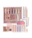 ICE LOVE All-in-One Makeup Set - 11 Piece Professional Makeup Kit for Women & Girls | Lip Gloss Eyebrow Eyeliner Eyeshadow Blush & BB Cream - Buy Online on SooperMarket.com
