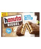 Ferrero Hanuta Riegel Bars 5pc 173g - Crunchy Candy Wafers - Buy Online on SooperMarket.com