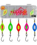 Paradox Fishing 5x Twister Spinner 3.5g I Forellekader Set For trout fishing spoon set trout bait spoon 5x spinner 3.5g - Buy Online on SooperMarket.com