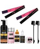 Lace Tint Melting Hair Mousse  Lace Tint Mousse for Women Hair Wigs Lace Wigs Toupees and Hairpieces Natural Finishing Lace Color  Wig Glue Lace Tint for Wigs Tool Set (Mocha- Medium Brown) - Buy Online on SooperMarket.com