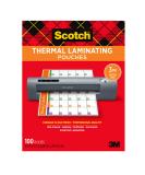 Scotch Thermal Laminating Pouches, 100 Pack Laminating Sheets, 3 Mil, 8.9 x 11.4 Inches, Education Supplies & Craft Supplies, For Use With Thermal Laminators, Letter Size Sheets (TP3854-100) 100-Pack Pouches - Buy Online on SooperMarket.com