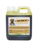 True Dog Hemp Oil for Dogs - Natural Dog & Cat Feed Supplement with omega 3 6 9 support hip joint & dog calming- 100% Pure Cold Pressed (1ltr) - Buy Online on SooperMarket.com