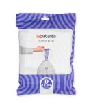Brabantia PerfectFit Garbage Bags - Extra Strong 15L/20L Code D 40 Pack - International Shipping Available - Buy Online on SooperMarket.com