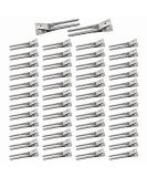 50pcs Hairdressing Double Prong Curl Clips Beayuer 1.8inch Curl Setting Section Hair Clips Metal Alligator Clips Hairpins for Hair Bow Great Pin Curl Clip Styling Clips for Hair Salon Barber (50 Pcs) 50 Count (Pack of 1) Silver - Buy Online on SooperMarket.com