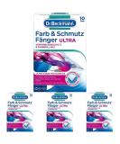 Dr. Beckmann Color & Dirt Catcher Ultra - Long-Lasting Color Protection for Dark Laundry | 4 Pack of 10 Towels with Activated Carbon | Ultra-Strong & Brilliant Colors - Buy Online on SooperMarket.com