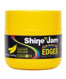 Shine N Jam Rainbow Edges - Banana Pudding 4 oz (Pack of 2) - Premium Hair Gel for Smooth Edges | International Shipping Available - Buy Online on SooperMarket.com