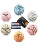 Kaede 2 Tone Colored Golf Balls (6-Pack) - Fly Distance Technology - Buy Online on SooperMarket.com