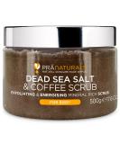 Pranatural Dead Sea Salt Body Peeling 500g - Vegan Moisturizing & Nourishing Natural Oils | Paraben-Free Cruelty-Free - Buy Online on SooperMarket.com