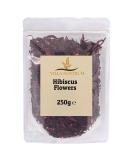 Hibiscus Flowers Whole Petals 250g - Villa Nostrum - Buy Online on SooperMarket.com