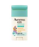 Aveeno Kids Continuous Protection Zinc Oxide Mineral Sunscreen Stick for Sensitive Skin  Face & Body Sunscreen Stick for Kids with Broad Spectrum SPF 50  Sweat- & Water-Resistant  1.5 oz - Buy Online on SooperMarket.com