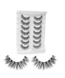 Fake Eyelashes Natural Look 7 Pairs 3D Faux Mink Wispy Lashes Onlyall Fluffy False Lashes Pack 14MM A15 A15-1 - Buy Online on SooperMarket.com