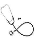 Omron 412BLK Dual Head Stethoscope | Silver & Black | Buy Internationally Online - Buy Online on SooperMarket.com