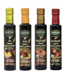 Organic Flavored Balsamic Vinegar of Modena Variety Pack - Pomegranate, Pear, Fig, Raspberry (4 x 8.5 Fl Oz) - Perfect for Gifts, Pasta, Salad, Ice Cream, Cocktails - Buy Online on SooperMarket.com