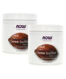 Now Foods Cocoa Butter 7 oz (Pack of 2) - 100% Pure | Best Quality Cocoa Butter - Buy Online on SooperMarket.com