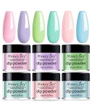 Honey Joy 6 BOX/SET Purity Warm Colors for Summer Daily Makeup Dipping Powder Starter Kit Nails Colors No Need Lamp Cure Like Gel Polish Effect Even & Smooth Finishing (DP-J-6pcs-10g/box)  - Buy Online on SooperMarket.com