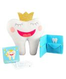 Tickle & Main Tooth Fairy Pillow Kit with Notepad and Keepsake Pouch - 3 Piece Set for Teeth, Notes, and Photos - Buy Online on SooperMarket.com