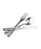 SE Survivor Series 4-IN-1 Stainless Steel Utensil Set (Spoon, Fork, Knife, Bottle Opener) - KC7043FSK - Buy Online on SooperMarket.com