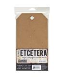 Stampers Anonymous THETC003 Tim Holtz Etcetera Small Tag 5.5"X10" - Buy Online on SooperMarket.com