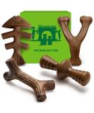Benebone Durable Dog Chew Toy Box for Aggressive Chewers - Wishbone, Fishbone, Stick & Zaggler Medium - Buy Online on SooperMarket.com