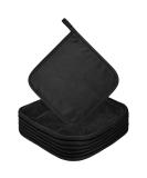 URAQT 6 Pack Face Cloths Make Up Remover 7.87 * 7.87in Soft Microfibre Face Wipes for Reusable Makeup Remover Cloth Washable Ultra Soft Facial Cleansing Wipe Cloths (Black) 6 Pcs-Black - Buy Online on SooperMarket.com