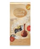 Lindt chocolate lindor mixture |137 g bag |approx. 10 balls with a delicate melting filling in the varieties milk dark 60% white hazelnut |Praline gift |Gift mixture 137 g (1 Pack) - Buy Online on SooperMarket.com