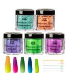 LET'S RESIN Thermochromic Pigment Powder Temperature Activated That Changes at 88 F-5 Colors Changing Powder for Nail Polish  Paint  Slime  Epoxy  Resin  Ink  Fabric Art  Casting-3 Gram Each - Buy Online on SooperMarket.com