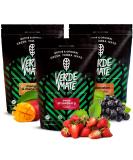 Verde Mate Fruity Yerba Mate Set | Green Mango & Maracuya Melocoton Very Strawberry | Brazilian Yerba Mate Green | Natural Caffeine | 3x500g - Buy Online on SooperMarket.com