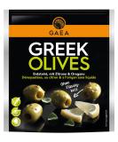 Gaea Green Olives Without Stone with Lemon & Oregano - 8x150g | Marinated Snack & Salad Topping - Buy Online on SooperMarket.com