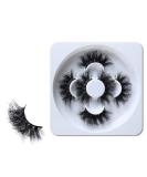 HICOCU 25mm Mink Lashes - 3 Pairs Set for Dramatic 3D Long Volume Look - Buy Online on SooperMarket.com
