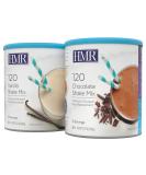 HMR 120 Shake Meal Replacement Powder | Vanilla and Chocolate Shake Mix to Support Healthy Weight Loss | 12g of Protein | Nutritional Drink | Low Calorie Food | 2 Pack (van/choc), 12 Servings Each Vanilla/Chocolate 2-Can (12 Scoops/Can) - Buy Online on SooperMarket.com