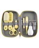 Joyeee 8pcs Baby Grooming Kit - Portable Baby Care Set with Storage Case - Healthcare Essentials for Newborns - Yellow - Buy Online on SooperMarket.com