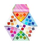 40 Colors Rotate Eyeshadow Palette ColoUndur Neon Eyeshadow Rainbow Color Board Matte Glitter Shimmer Professional Eyeshadow Palette Cosmetics (Color B) - Buy Online on SooperMarket.com