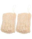 2pcs Sisal Sponge Ball Shower Loofah - Eco-Friendly Bath Scrubber & Mesh Shower Sponge for Deep Cleansing - Buy Online on SooperMarket.com