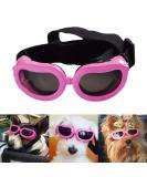 NAMSAN Sunglasses for Dogs UV Protection Glasses Waterproof Adjustable Dog Glasses for Small Dogs/Cats -Pink - Buy Online on SooperMarket.com