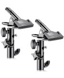 Neewer 2 PCS Photo Studio Heavy Duty Metal Clamp Holder with 5/8" Light Stand Attachment for Reflector - Buy Online on SooperMarket.com