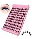 Selawasty 120 Lash Clusters | DIY Eyelash Extensions Wispy D Curl Clusters - Home Individual Lashes Extensions (S2-D-11-13MIX) - Buy Online on SooperMarket.com